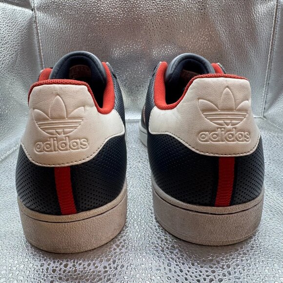 Size 13 Adidas Superstar Perforated Multicolor Mens Low Top Sneaker Shoes C76022 - Picture 7 of 9